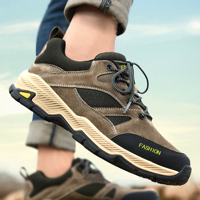Crystal Men's Sports Fashionable Outdoor Platform Hiking Shoes