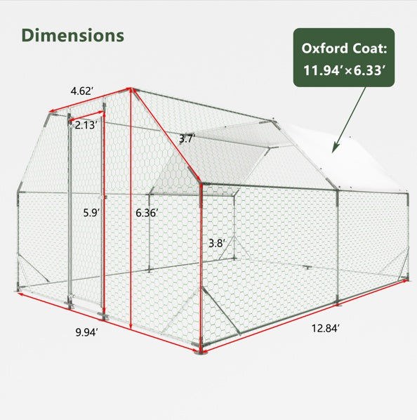 Crystal Top Chicken Coop