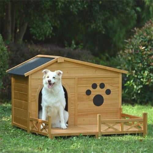 Crystal  Wooden Dog House
