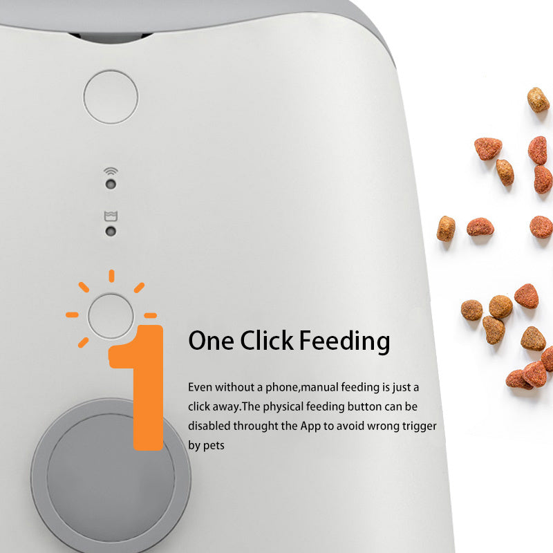 Crystal pet smart feeder