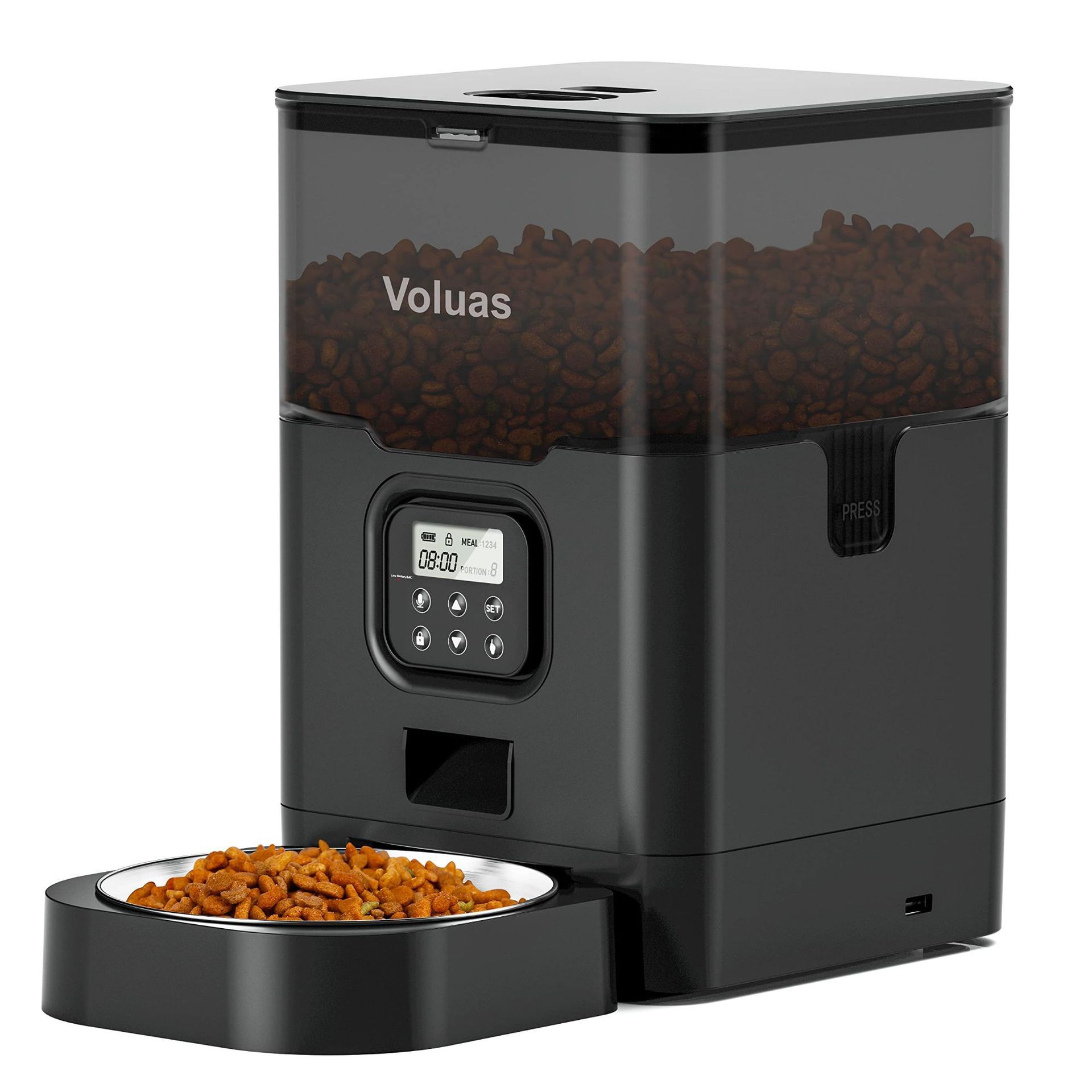 Crystal Pet Intelligent Automatic Double Meal Feeder