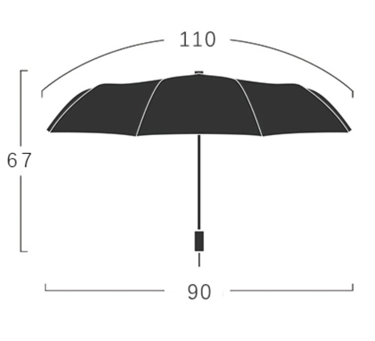 Crystal automatic children's umbrella