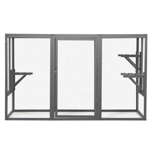 Crystal  Cat Cage With Waterproof Roof