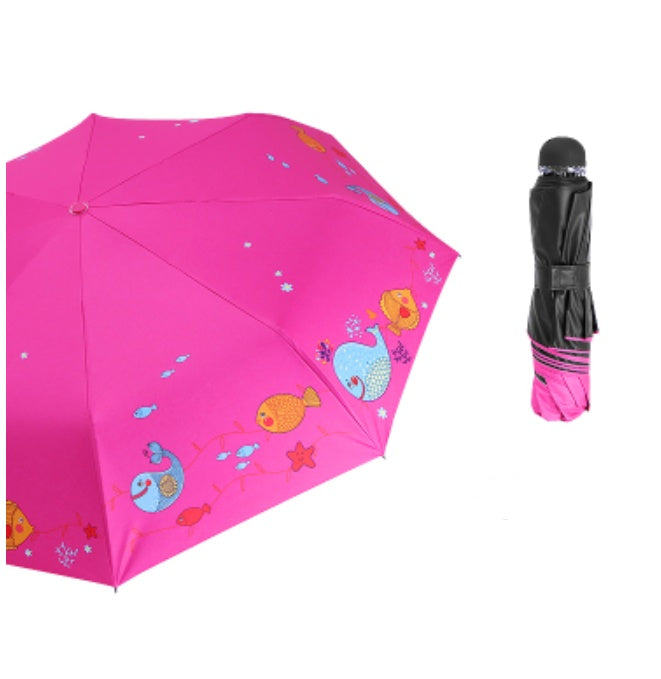 Crystal automatic children's umbrella