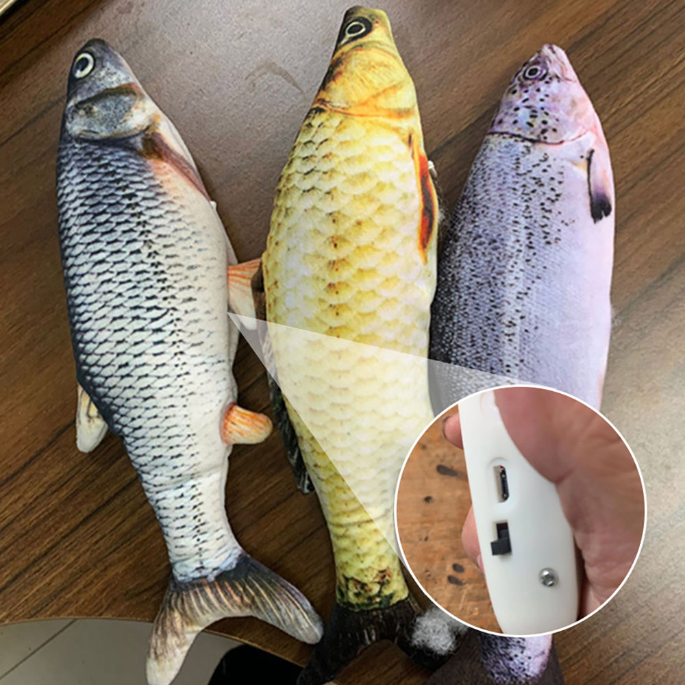 Crystal  Electric Fish Toy
