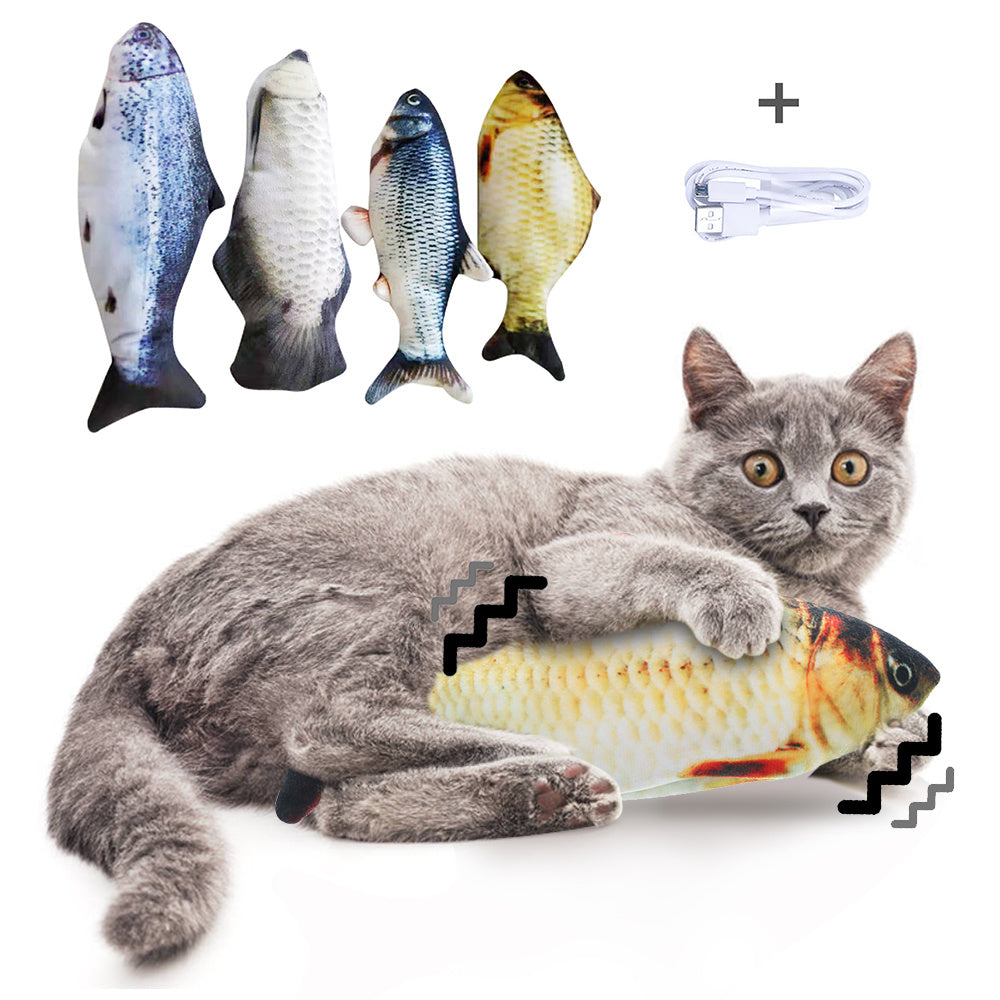 Crystal  Electric Fish Toy