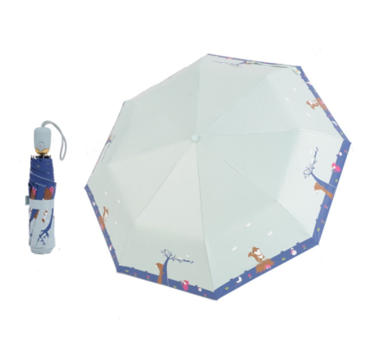 Crystal automatic children's umbrella
