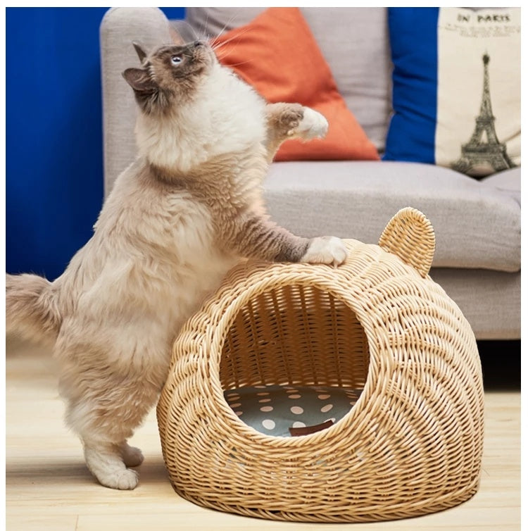 Crystal Rattan cat litter