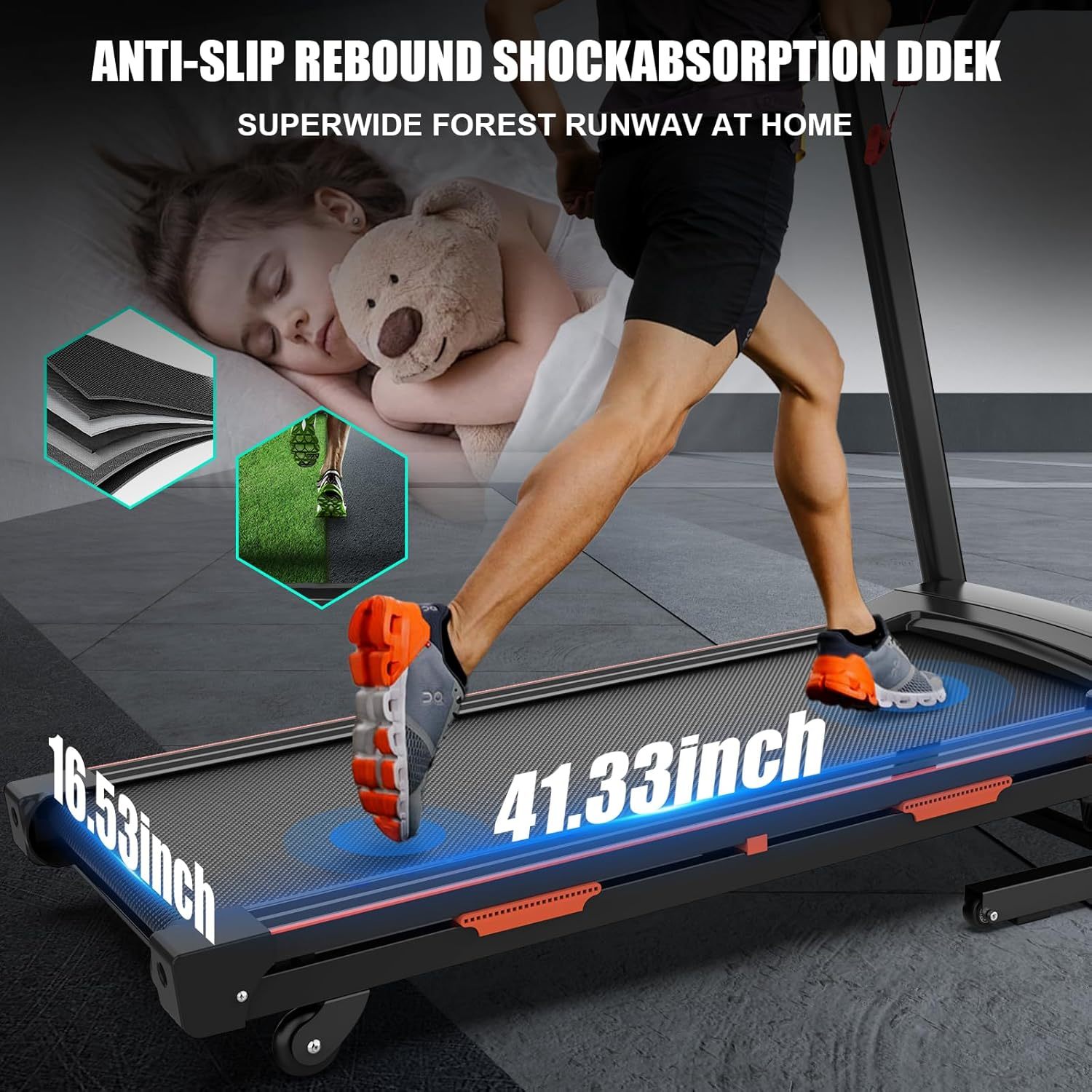 Crystal  Automatic Tilt Treadmill