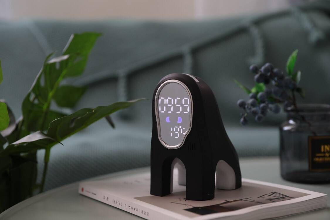 Crystal Silence Sensor  Alarm Music Clock