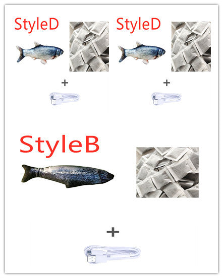 Crystal  Electric Fish Toy