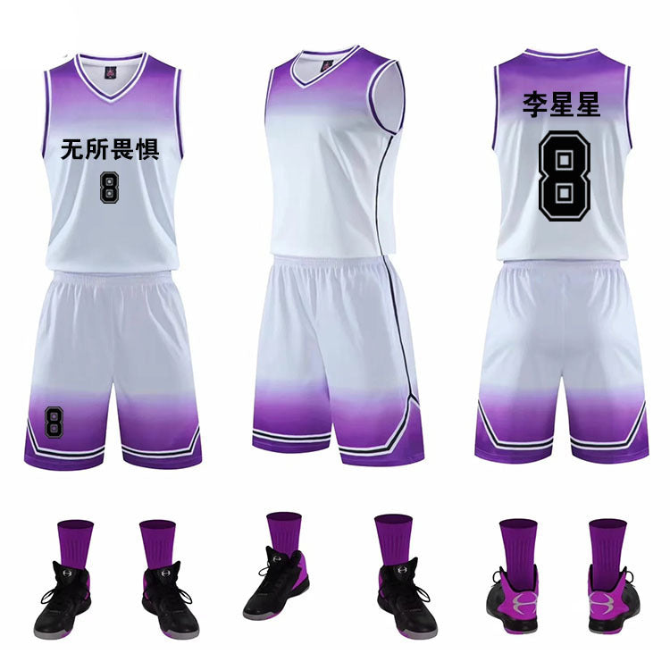 Crystal  Basketball Uniform Sports Suit