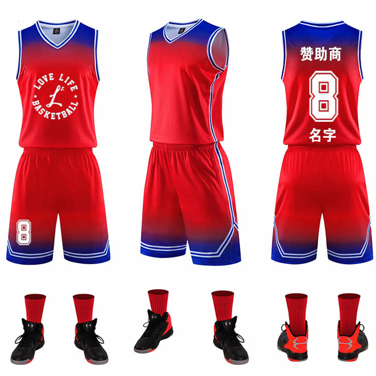 Crystal  Basketball Uniform Sports Suit