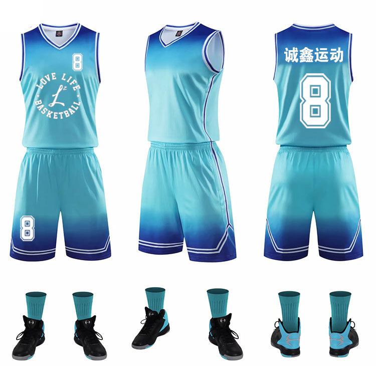 Crystal  Basketball Uniform Sports Suit