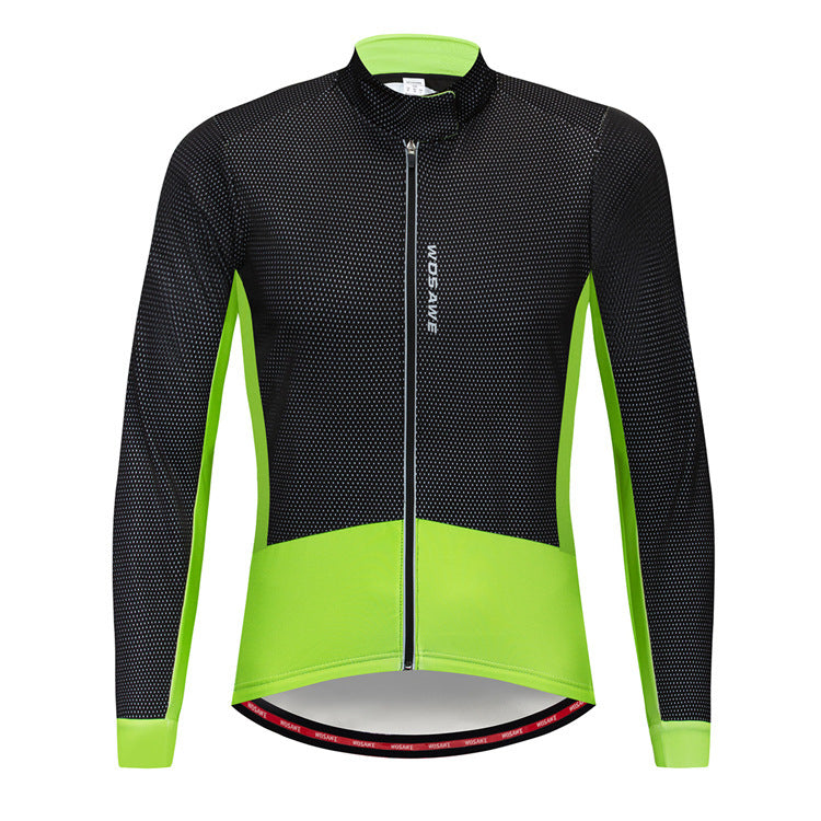Crystal Autumn and winter cycling wear fleece warm jacket