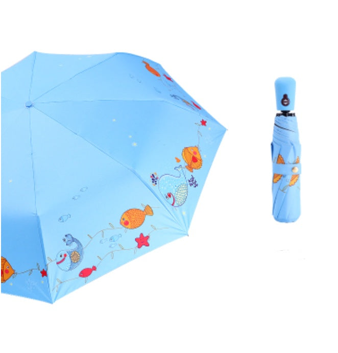 Crystal automatic children's umbrella
