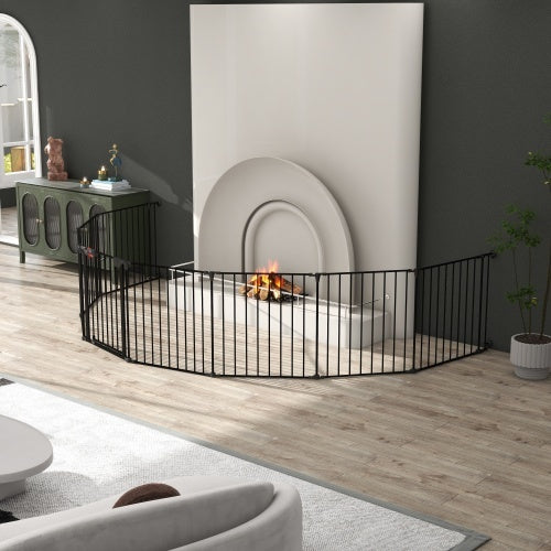 Crystal Safety Gate 8 Panels Play Yard