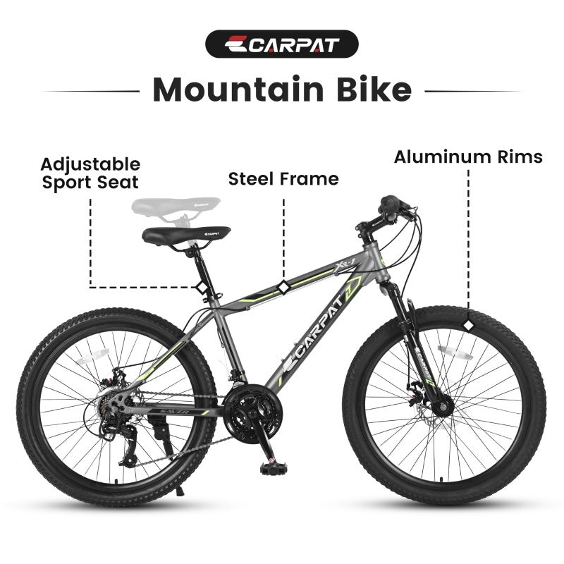 Mountain Bike, With Dual Disc