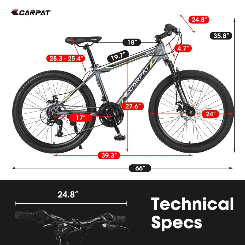 Mountain Bike, With Dual Disc