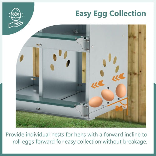 Crystal Chicken Nesting Boxes,