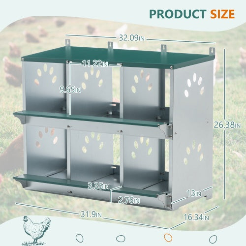 Crystal Chicken Nesting Box,