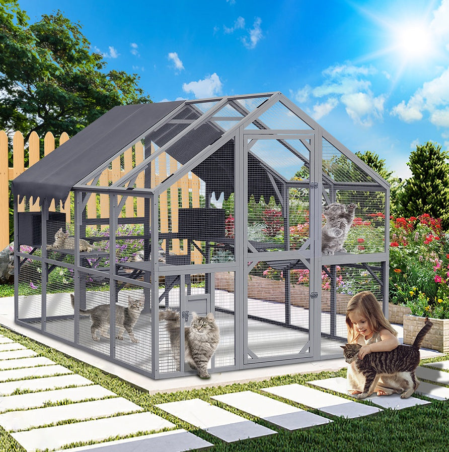 Crystal Outdoor Cat House