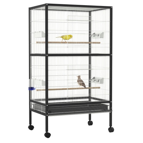 Crystal  Bird Cage And Accessories