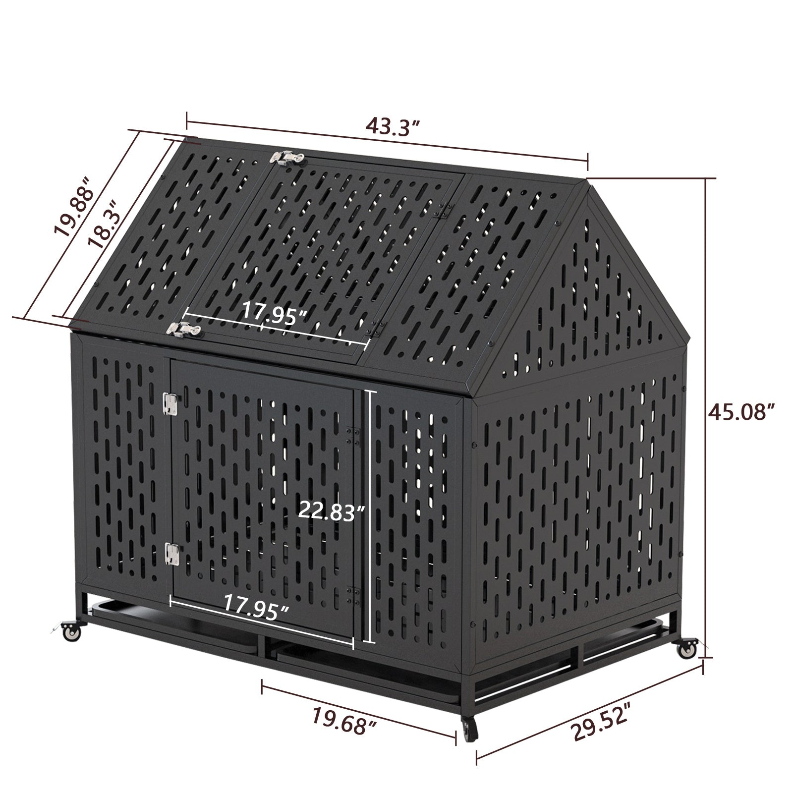 Crystal  Heavy Duty Dog Crate