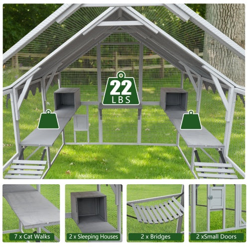 Crystal Outdoor Cat Room