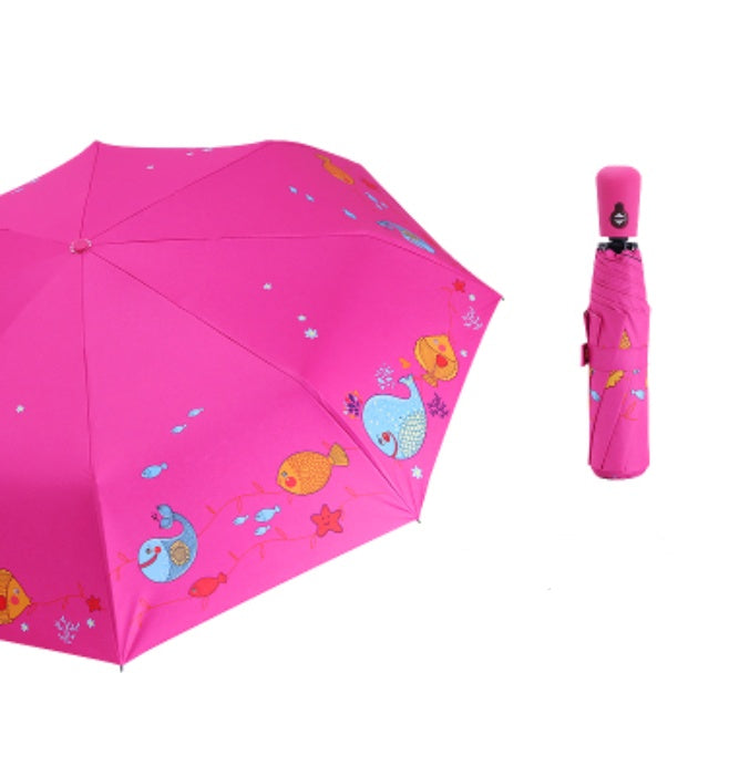 Crystal automatic children's umbrella