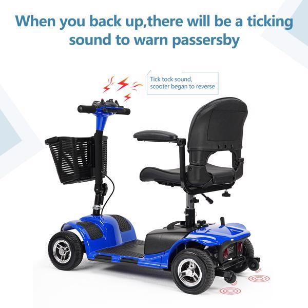 Crystal  Scooter With Basket And Extended Battery