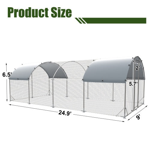 Large Metal Chicken Coop  Net Cage