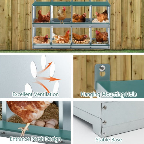 Crystal Chicken Nesting Boxes,