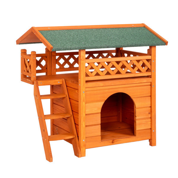 Crystal  Green Asphalt Roof, Cat House