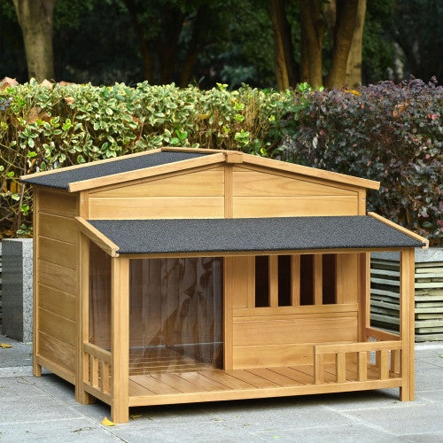 Crystal  Pet Kennel With Porch