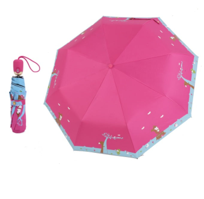 Crystal automatic children's umbrella