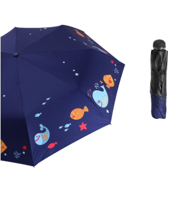 Crystal automatic children's umbrella