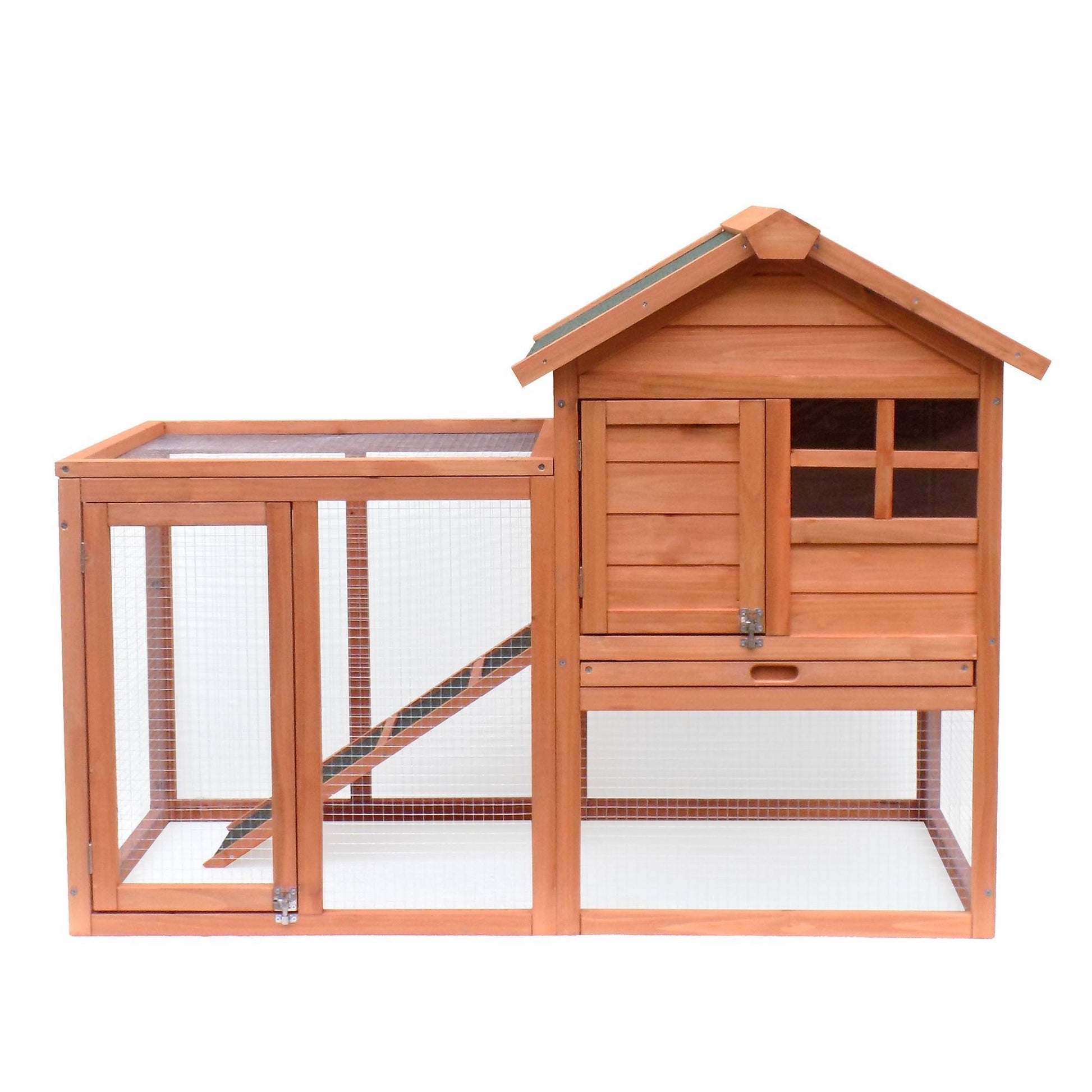 Crystal  Wooden Rabbit House &Chicken Coop Kennels