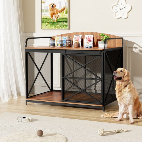 Crystal  Heavy Duty Large Dog Crate Furniture For Large Medium Dog