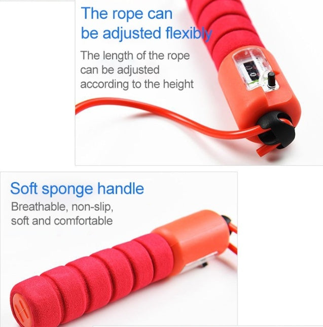 Skipping Rope With Counter Adjustable Length