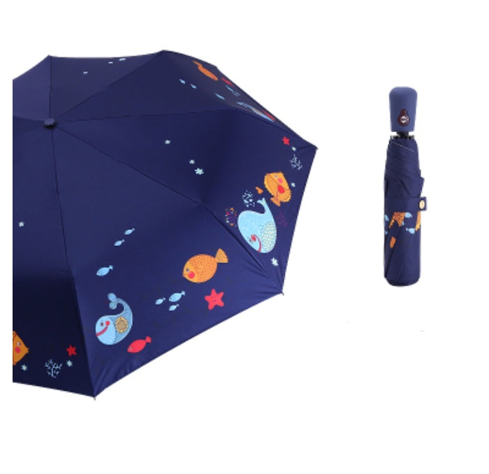 Crystal automatic children's umbrella