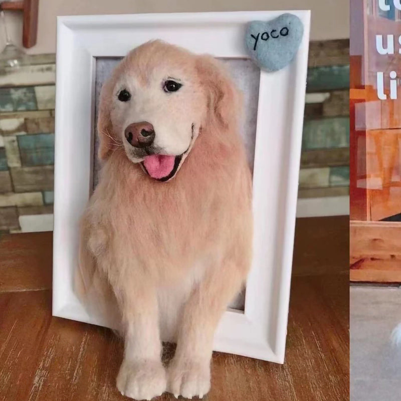 Crystal Wool Felt Imitation Pet Custom Commemorative Gift