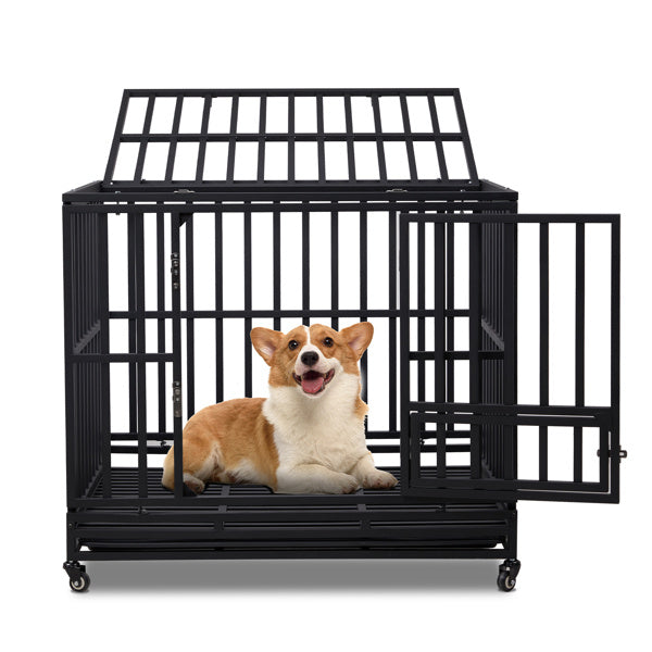 Crystal Square Tube Dog Cage