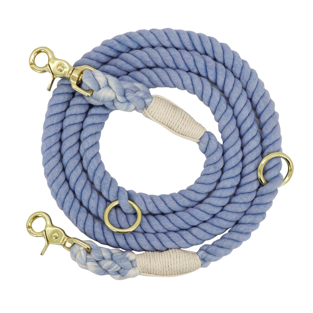 Crystal Gradient Color Dog Collars Accessories Leashes Rope