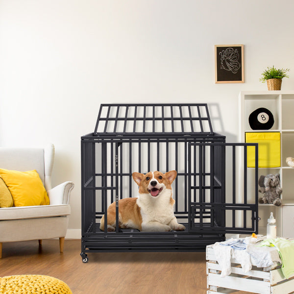 Crystal Square Tube Dog Cage