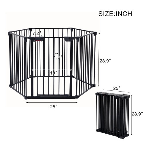 Crystal Play Yard Metal Doorways