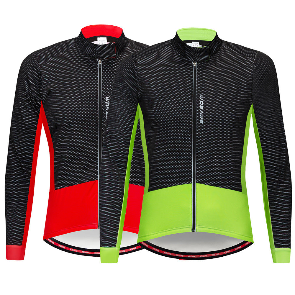Crystal Autumn and winter cycling wear fleece warm jacket