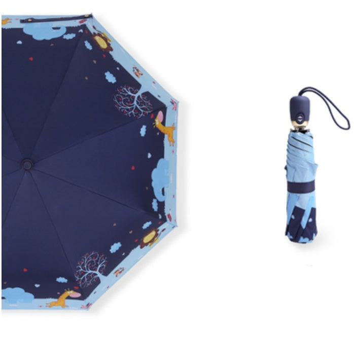 Crystal automatic children's umbrella