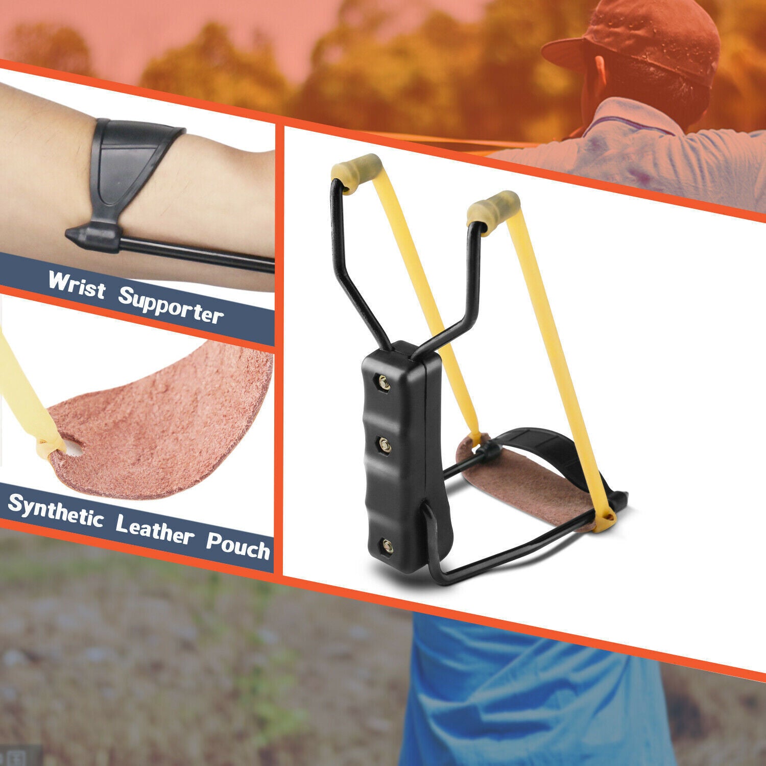 Compact Folding Slingshot  Catapult