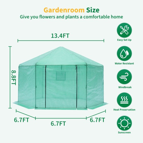 Crystal Walk-in Greenhouse